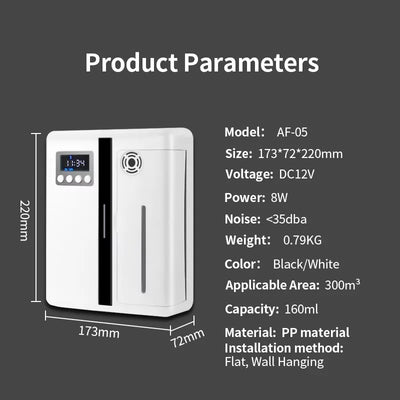Namste Wall-Hanging Bluetooth Fragrance Diffuser 300m3