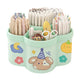 Rotating Desk Organizer Pen Holder and Cosmetic Box