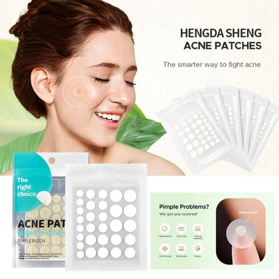 Hydrocolloid Acne Pimple Patches with Tea Tree and Salicylic Acid