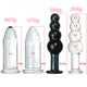 Large Glass Anal Plug for Intimate Wellness