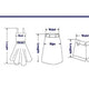 Women's Lace Trim Backless Satin Slip Dress