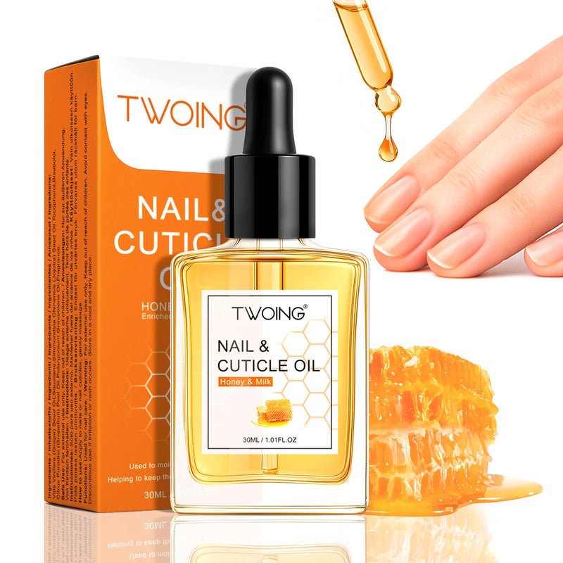 Honey Milk Cuticle Oil 30ml Dropper Nail Moisturizer