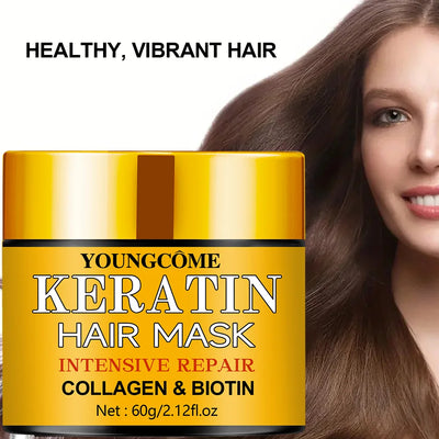 Biotin Collagen Keratin Hair Mask for Dry Damaged Hair