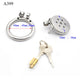 Male Chastity Device with Urethral Sound