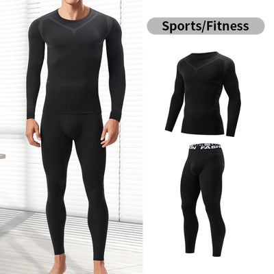 Men's Long Sleeve Base Layer Set
