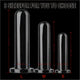 Crystal Glass G-Spot Dildo and Anal Plug