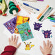 Pokemon Pikachu DIY Puzzle Face Stickers 8-16 Sheets