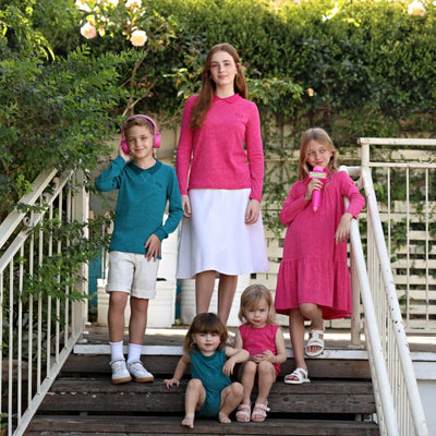 Rose Blue Kids' Clothing Collection Set