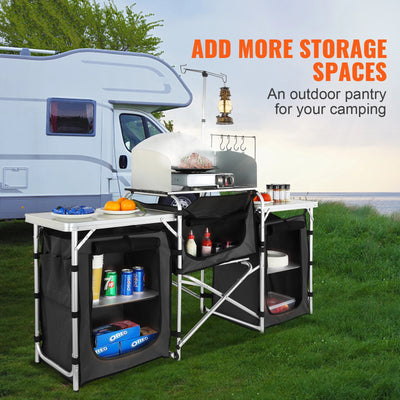 Foldable Aluminum Alloy Outdoor Camping Kitchen Table
