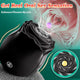 Black Rose Suction Vibrator 10 Modes for Women
