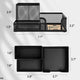 3-Compartment Mesh Desk Organizer with Pencil Holder