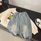 Toddler Boys' Anime Print Elastic Waist Denim Jeans