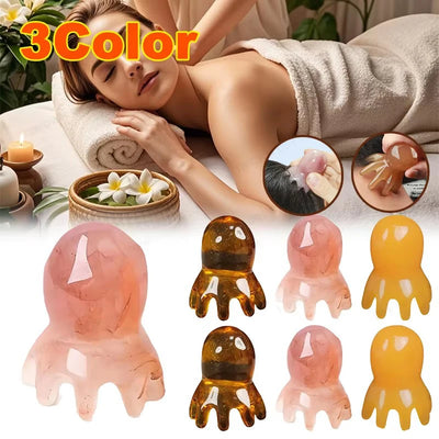 Korean Octopus Resin Head Massage Comb Anti-Hair Loss