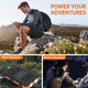 20000mAh Solar Power Bank with Flashlight Waterproof