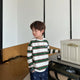 Kids' Striped Long Sleeve Cotton Top Ages 2-7