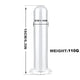 Crystal Glass G-Spot Dildo and Anal Plug
