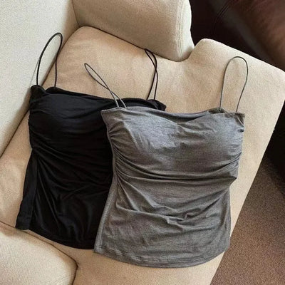 Women's Fitted Thin-Strap Camisole Tank Top