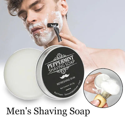 Men's Organic Foam Shaving Soap Bar