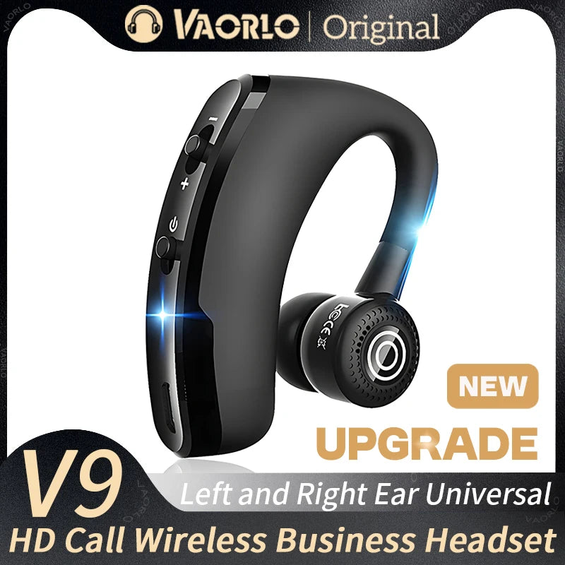 VAORLO V9 Bluetooth Business Sport Headset with Mic