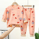 Kids' Warm Velvet Print Pajama Set Ages 1-14