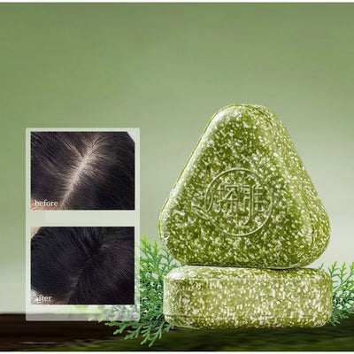 Herbal Shampoo Soap for Hair Loss and Oil Control