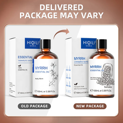 HIQILI 100% Pure Myrrh Essential Oil 100ml