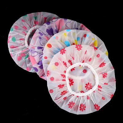 Thickened Waterproof Shower Cap for Women Spa and Salon
