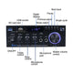 800W 2-Channel Bluetooth 5.0 HiFi Mini Stereo Amplifier