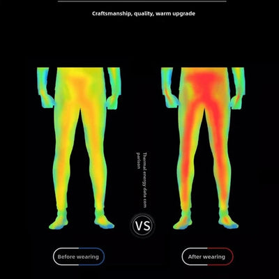 Men's Thermal Fleece Underwear Leggings