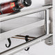 Stainless Steel Wall-Mounted Microwave Oven Shelf Rack