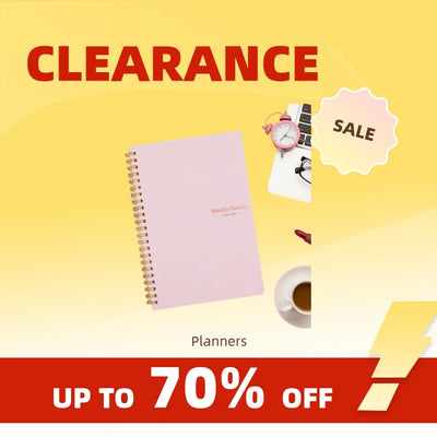 Spiral A5 Undated Weekly Planner Notebook Agenda