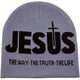 Windproof Letters Knitted Cold Weather Hat Unisex