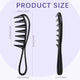 Wide Tooth Shark Barber Comb for Oil Head Styling