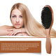 Natural Boar Bristle Paddle Hair Brush with Beech Handle