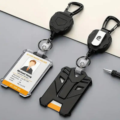 Retractable Badge Reel Clip and ID Holder
