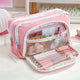 Kawaii Multi-Layer Pencil Case Large Capacity Pen Pouch