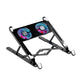 RGB Foldable Laptop Cooling Pad with 2-4 Silent Fans