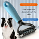Dog and Cat Grooming Brush for Long Short and Curly Hair