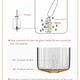Rechargeable Essential Oil Diffuser Waterless Nebulizing Diffuser Electric Smell for Home Office Wood and Glass Aroma Diffuser