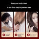 Electric Vibration Scalp Massage Comb with Oil Applicator