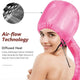 Soft Hooded Bonnet Cap for Natural Curly Hair Conditioning