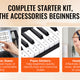 61-Key Portable Digital Piano Keyboard for Beginners