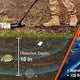 VEVOR 10-Inch Waterproof Metal Detector with LCD Display